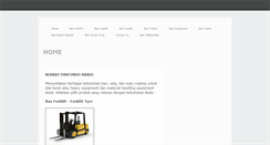Desktop Screenshot of banforklift.biz